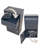 SKRZYNKA NA PRZESYŁKI KURIERSKIE STOJĄCA 23X41X75CM 1068732 SKRZYNKA NA PRZESYŁKI KURIERSKIE STOJĄCA 23X41X75CM 1068732