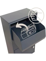 SKRZYNKA NA PRZESYŁKI KURIERSKIE STOJĄCA 23X41X75CM 1068732 SKRZYNKA NA PRZESYŁKI KURIERSKIE STOJĄCA 23X41X75CM 1068732