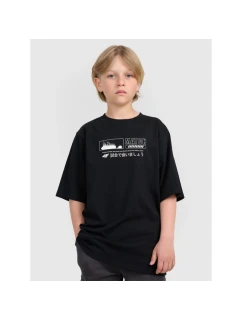 Chlapecké tričko oversize s potiskem 4F 4FJRAW25TTSHM3065-20S
