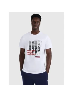 Pánské tričko s potiskem 4F 4FRAW25TTSHM3364-10S