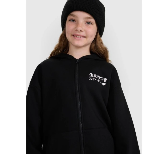 Dívčí mikina s kapucí 4F 4FJRAW25TSWSF2516-20S Dívčí mikina s kapucí 4F 4FJRAW25TSWSF2516-20S