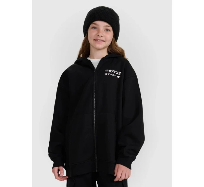 Dívčí mikina s kapucí 4F 4FJRAW25TSWSF2516-20S Dívčí mikina s kapucí 4F 4FJRAW25TSWSF2516-20S