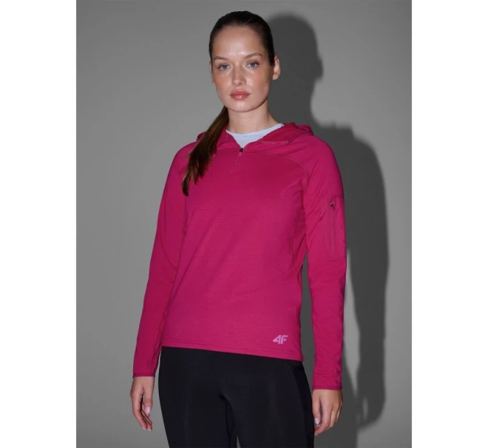 Dámská běžná rychleschnoucí trekingová mikina 4F 4FWAW25TFSWF591-53S Dámská běžná rychleschnoucí trekingová mikina 4F 4FWAW25TFSWF591-53S