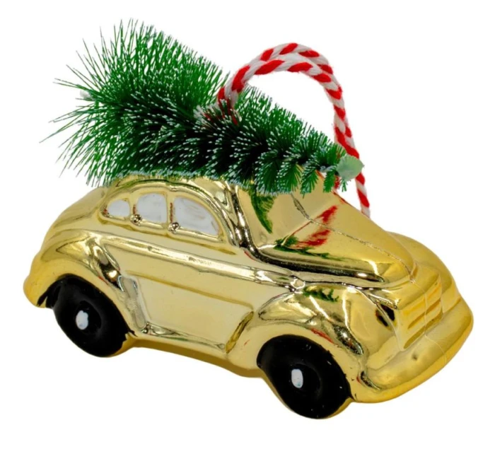 ZLATÁ OZDOBA NA ZAVĚŠENÍ AUTA ZLATÁ OZDOBA NA ZAVĚŠENÍ AUTA