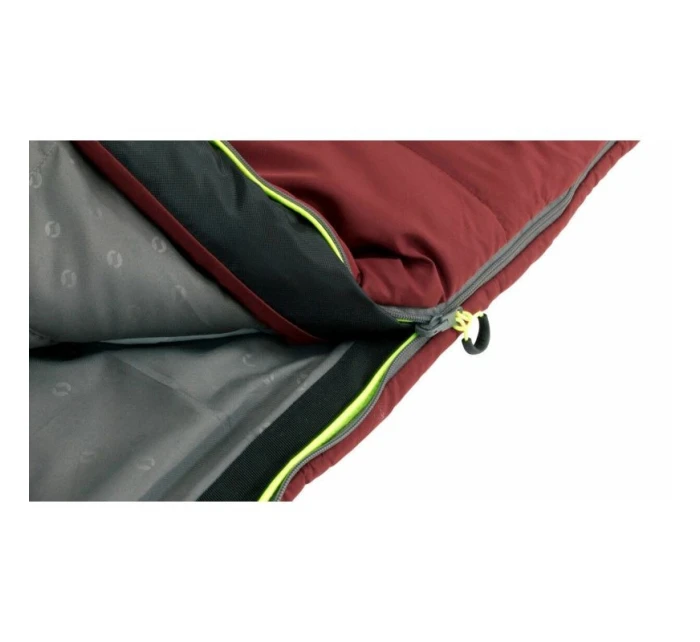 Dětský spací pytel Outwell Contour Junior (140 cm) - červený/šedý Dětský spací pytel Outwell Contour Junior (140 cm) - červený/šedý