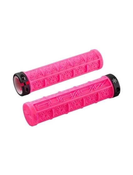 SUPACAZ LOCK-ON gripy růžové SUPACAZ LOCK-ON gripy růžové