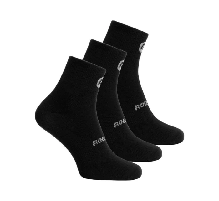 Rogelli CORE dětské ponožky 3ks černé 31-34 Rogelli CORE dětské ponožky 3ks černé 31-34