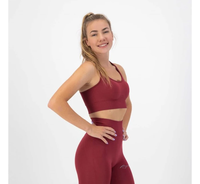 Rogelli TRINITY sportovní podprsenka bordó L Rogelli TRINITY sportovní podprsenka bordó L