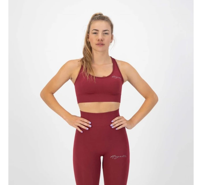 Rogelli TRINITY sportovní podprsenka bordó L Rogelli TRINITY sportovní podprsenka bordó L