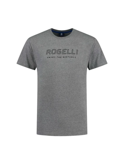 Rogelli pánské tričko LOGO šedé M Rogelli pánské tričko LOGO šedé M