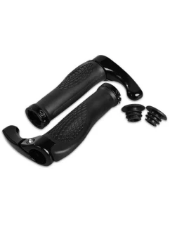 Rukojeti řídítek Rockbros s rohy černé