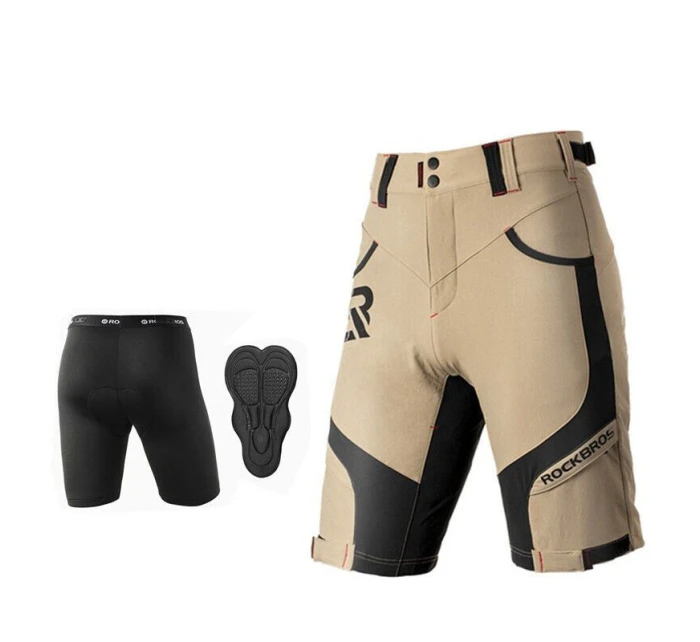 Pánské cyklistické šortky Rockbros 2v1 XL Pánské cyklistické šortky Rockbros 2v1 XL