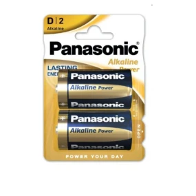 Baterie LR20 D PANASONIC blistr 2 kusy
