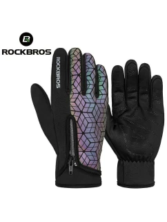 Cyklistické rukavice Rockbros S077-8 black-oil XL