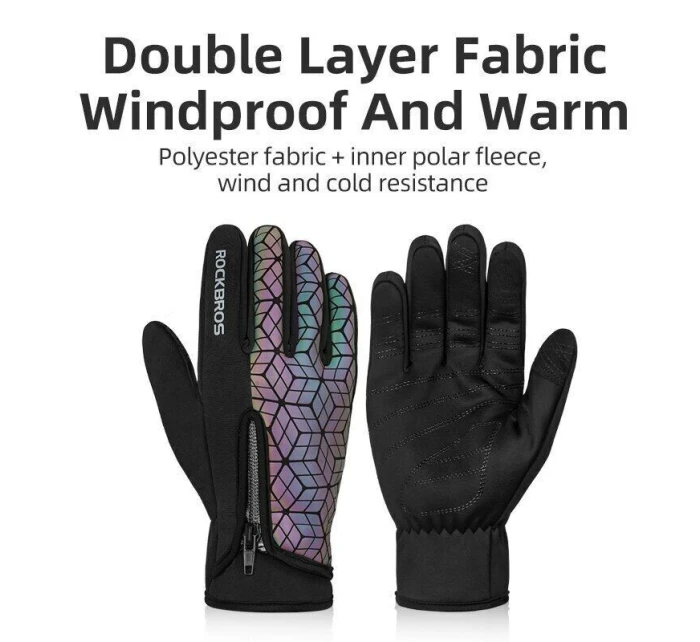 Cyklistické rukavice Rockbros S077-8 black-oil XL Cyklistické rukavice Rockbros S077-8 black-oil XL