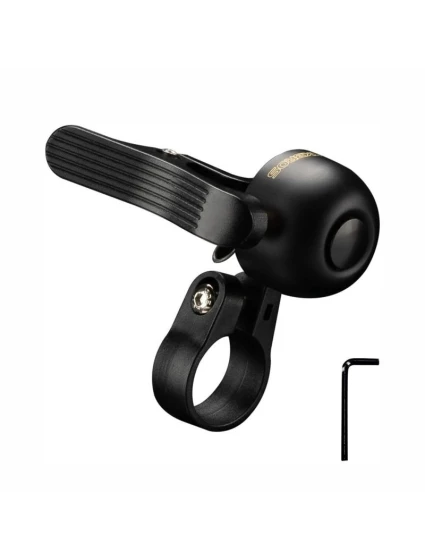 Hliníkový zvonek Rockbros levá sestava černý Hliníkový zvonek Rockbros levá sestava černý