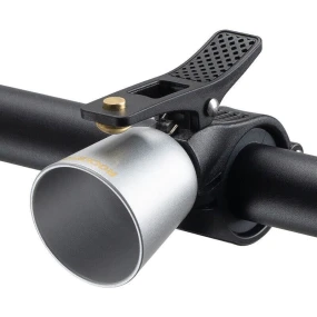 Rockbros zvonek na kolo hliníkový stříbrný dětské