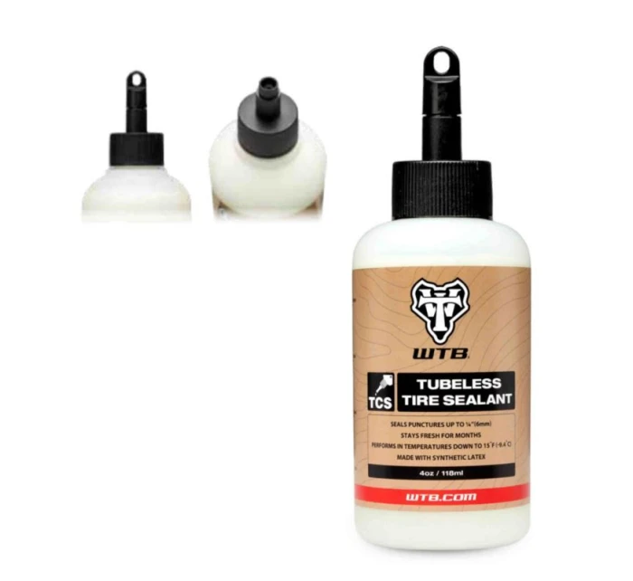 WTB Těsnicí kapalina TCS 2.0 4oz/118 ml trychtýřek WTB Těsnicí kapalina TCS 2.0 4oz/118 ml trychtýřek