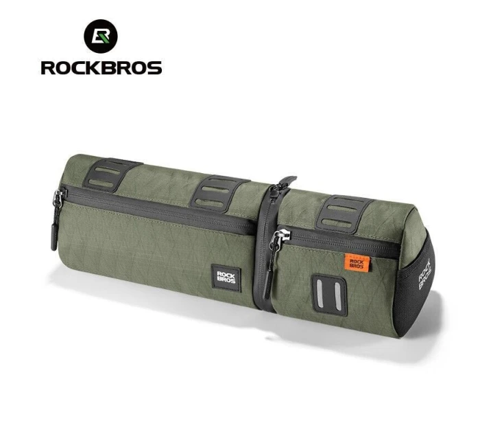 Rockbros multifunkční brašna na kolo 2v1 2l zelená Rockbros multifunkční brašna na kolo 2v1 2l zelená