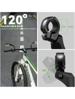 Zrcátko na kolo Rockbros pravé 26210001002 černé