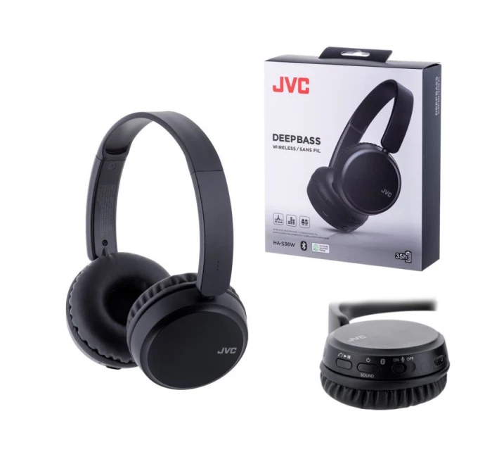 Sluchátka JVC HAS-36WBU BT BLACK Sluchátka JVC HAS-36WBU BT BLACK