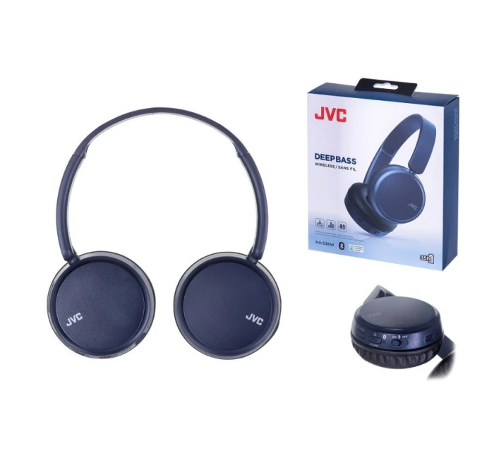 Sluchátka JVC HAS-36WAU BT BLUE Sluchátka JVC HAS-36WAU BT BLUE