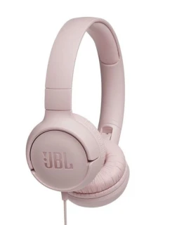 Sluchátka JBL Tune 500 (růžová, do uší, se zabudovaným mikrofonem)