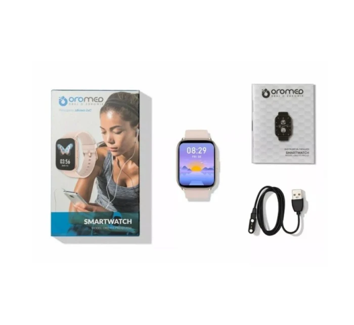 Chytré hodinky ORO FIT PRO GT PINK Oromed Chytré hodinky ORO FIT PRO GT PINK Oromed