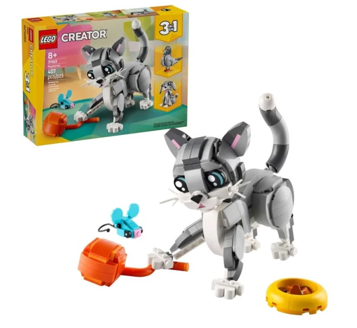 LEGO CREATOR 3v1 31163 Hravá kočka LEGO CREATOR 3v1 31163 Hravá kočka