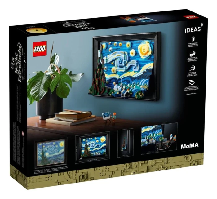 LEGO Ideas 21333 "Hvězdná noc", Vincent van Gogh LEGO Ideas 21333 "Hvězdná noc", Vincent van Gogh