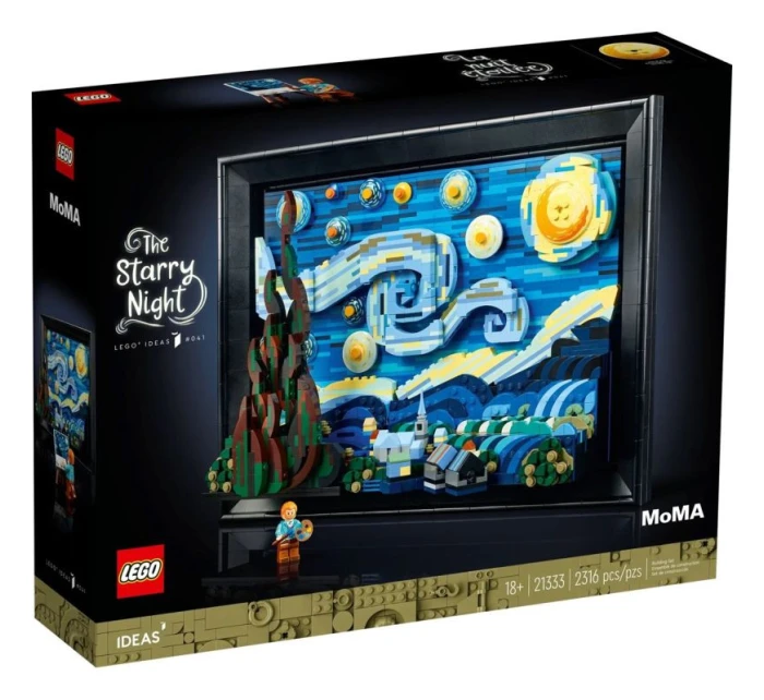 LEGO Ideas 21333 "Hvězdná noc", Vincent van Gogh LEGO Ideas 21333 "Hvězdná noc", Vincent van Gogh