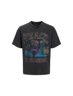 Jack&Jones tričko Pink Floyd TEE SS C.N. STYD 12290792 BLACK