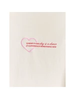 Dívčí tričko oversize s potiskem a dlouhým rukávem 4F 4FJRAW25TLONF589-11S Dívčí tričko oversize s potiskem a dlouhým rukávem 4F 4FJRAW25TLONF589-11S