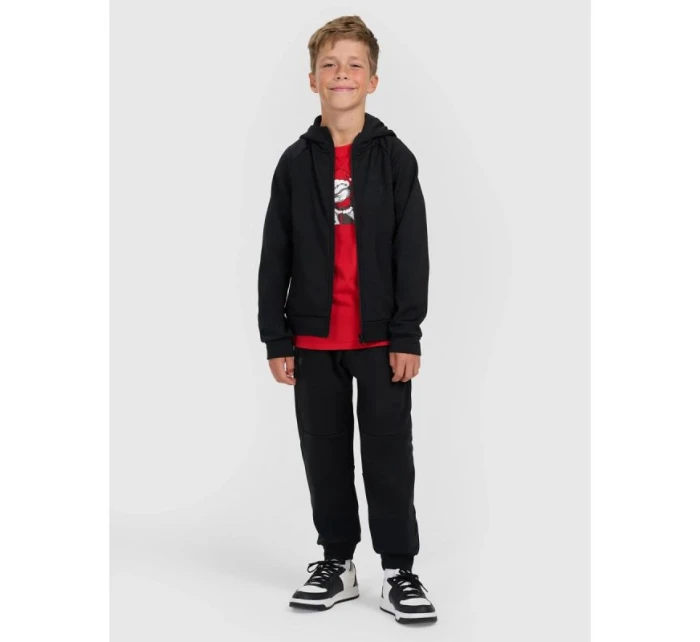 Chlapecká mikina s kapucí model 21877655 - 4F Chlapecká mikina s kapucí model 21877655 - 4F