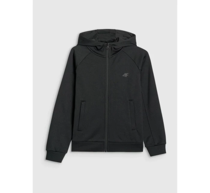 Chlapecká mikina s kapucí model 21877655 - 4F Chlapecká mikina s kapucí model 21877655 - 4F