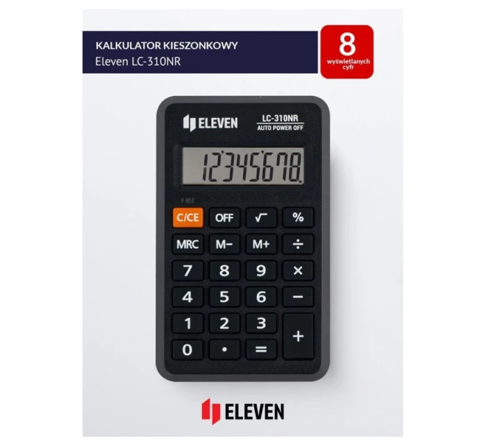 Eleven kapesní kalkulačka SLD-200NR nahrazuje Citizen Eleven kapesní kalkulačka SLD-200NR nahrazuje Citizen