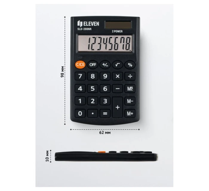 Eleven kapesní kalkulačka SLD-200NR nahrazuje Citizen Eleven kapesní kalkulačka SLD-200NR nahrazuje Citizen