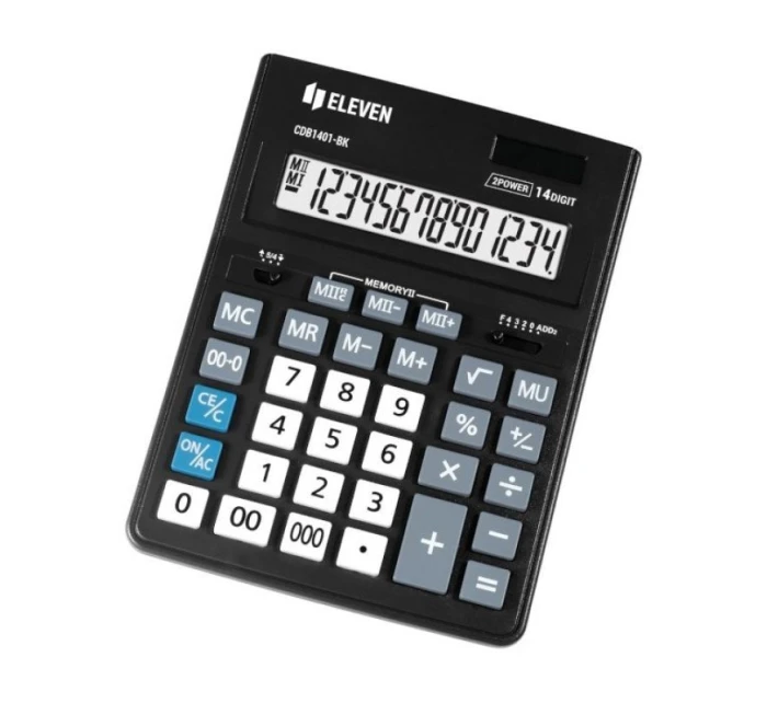 Kancelářská kalkulačka Eleven CDB1401-BK černá nahrazuje Citizen Kancelářská kalkulačka Eleven CDB1401-BK černá nahrazuje Citizen