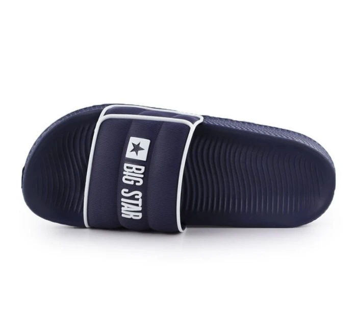 Pánské plážové žabky k bazénu navy blue Big Star RR174A045 Pánské plážové žabky k bazénu navy blue Big Star RR174A045