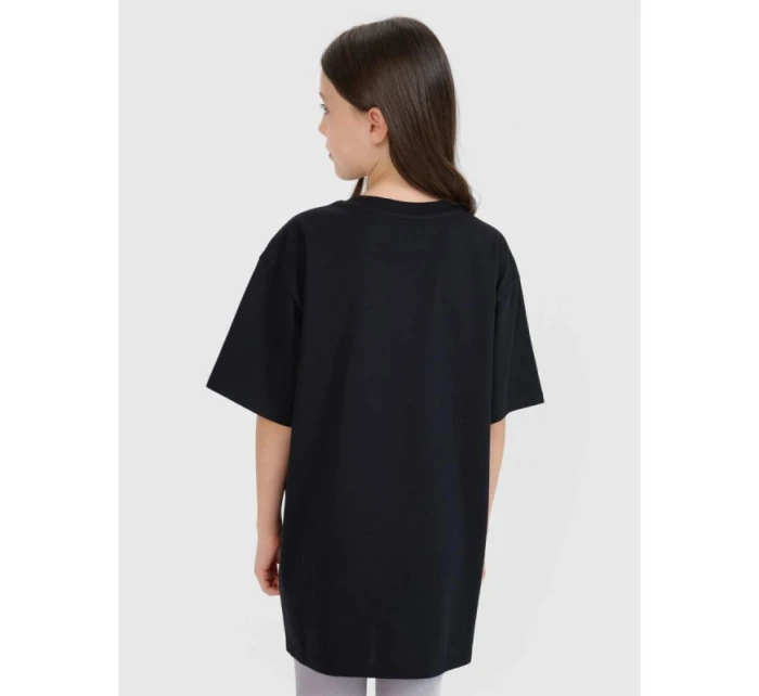 Dívčí tričko oversize s potiskem 4F FJRSS25TTSHF2646-20S Dívčí tričko oversize s potiskem 4F FJRSS25TTSHF2646-20S