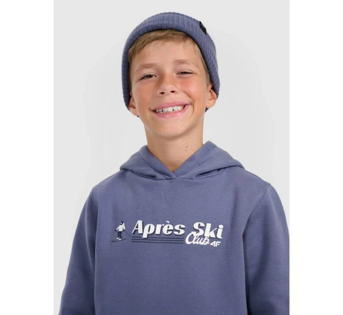 Chlapecká mikina s kapucí model 21882920 - 4F Chlapecká mikina s kapucí model 21882920 - 4F