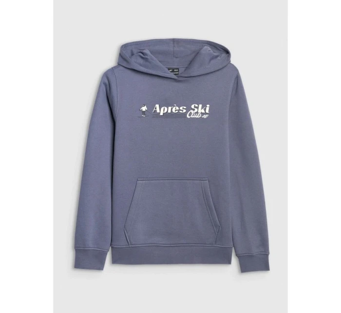 Chlapecká mikina s kapucí model 21882920 - 4F Chlapecká mikina s kapucí model 21882920 - 4F