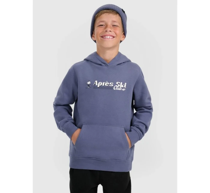 Chlapecká mikina s kapucí model 21882920 - 4F Chlapecká mikina s kapucí model 21882920 - 4F