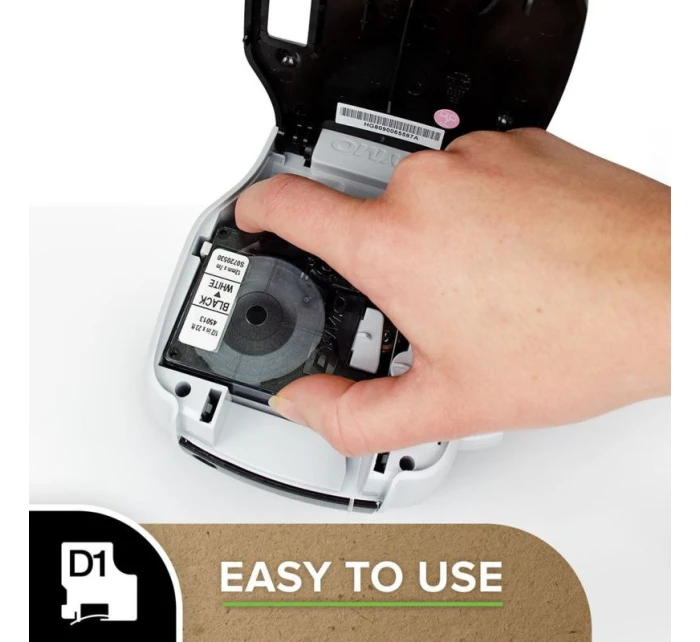 Páska 9 m černá/bílá mm model 21917482 Páska 9 m černá/bílá mm model 21917482