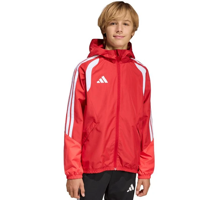 Dětská bunda adidas Tiro 26 Competition All Weather červená KB0155 Dětská bunda adidas Tiro 26 Competition All Weather červená KB0155