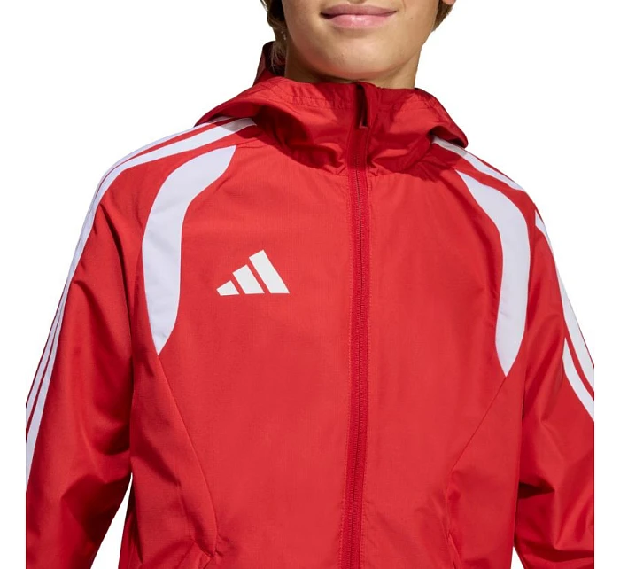 Dětská bunda adidas Tiro 26 Competition All Weather červená KB0155 Dětská bunda adidas Tiro 26 Competition All Weather červená KB0155