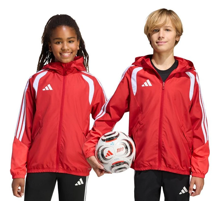 Dětská bunda adidas Tiro 26 Competition All Weather červená KB0155 Dětská bunda adidas Tiro 26 Competition All Weather červená KB0155