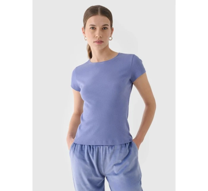 Dámské hladké tričko slim 4F 4FRAW24TTSHF2300-32S Dámské hladké tričko slim 4F 4FRAW24TTSHF2300-32S