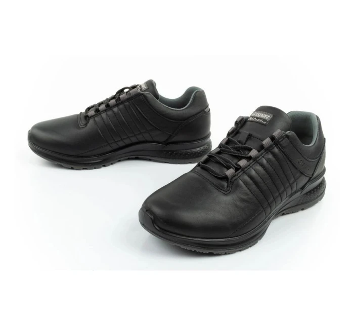 pánské sportovní boty Nero model 21895662 kožené černé pohodlné lehké - Grisport pánské sportovní boty Nero model 21895662 kožené černé pohodlné lehké - Grisport