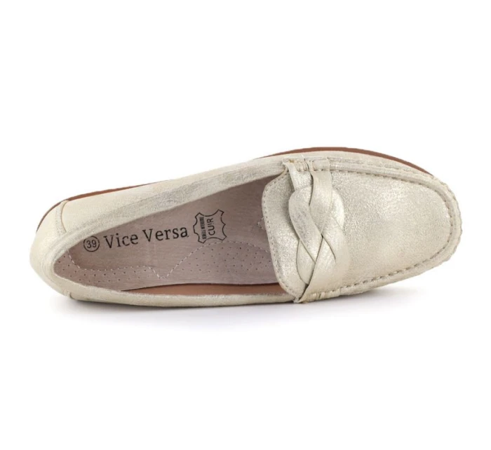 Dámské zlaté polobotky Vice Versa 834281 Dámské zlaté polobotky Vice Versa 834281